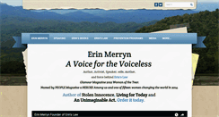 Desktop Screenshot of erinmerryn.net